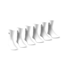 adidas Sport Socks Crew Cushioned Sportswear white - 6 pairs